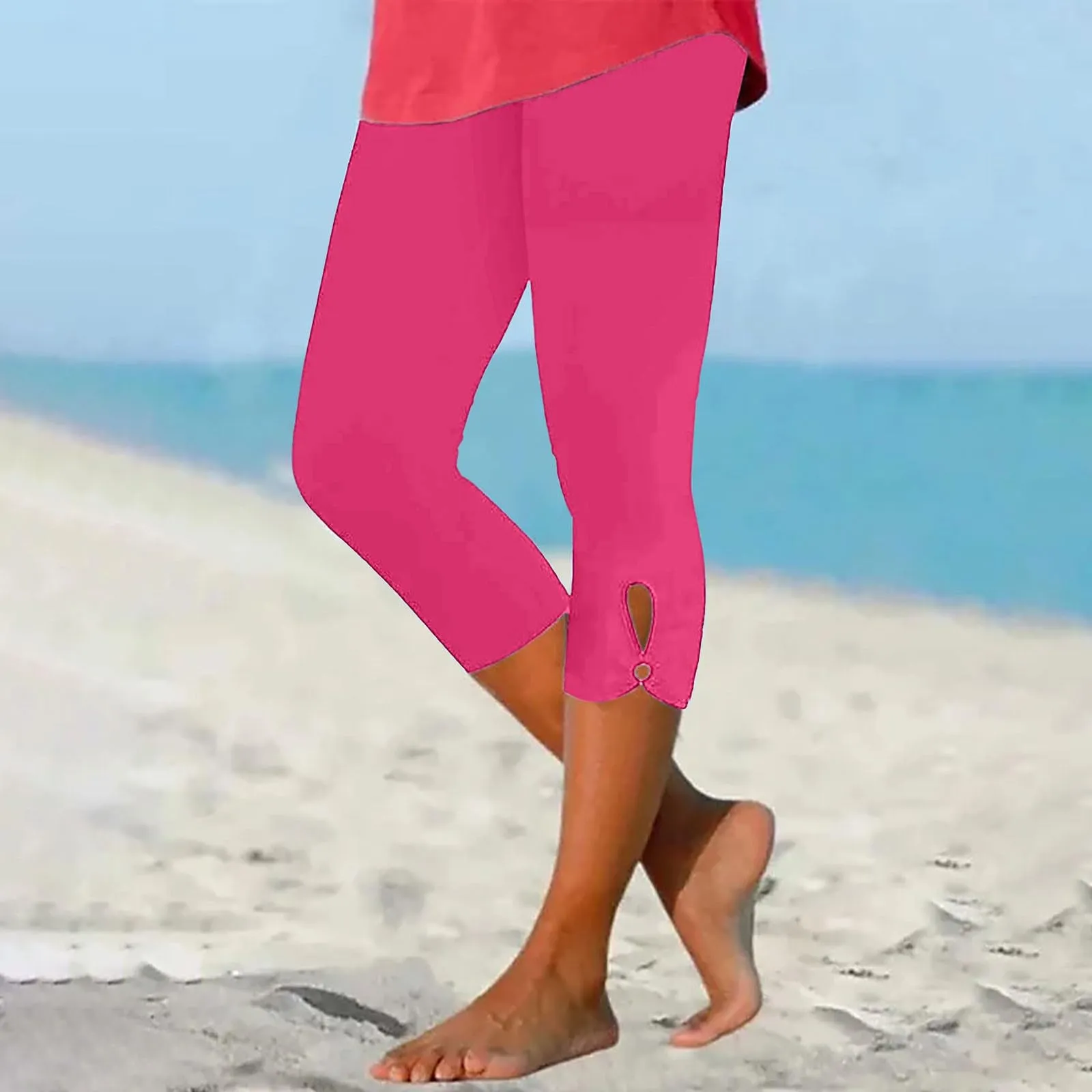APIVOE Capris Pants for Women Capris Pants for Women Plus Size Pants for Women Womens Pants Dressy Casual Workout Capris for Women Deals of the Day Lightning Deals Today Prime Outdoor