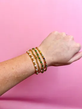 Assorted Colorful Crystal Stretch Bracelet