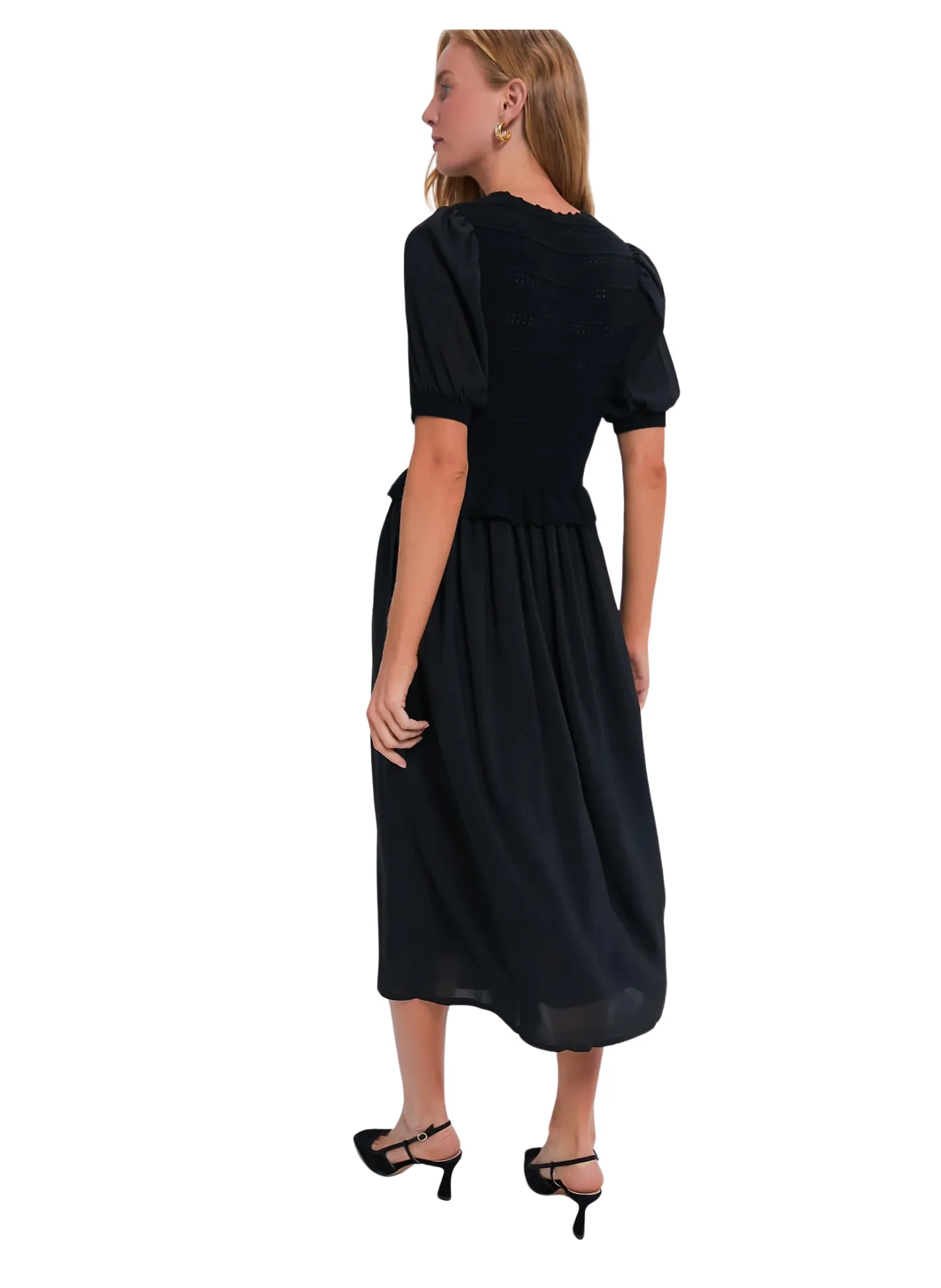 Banjanan Heather Crochet Mix Dress