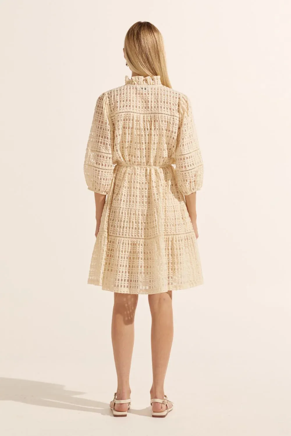 Beacon dress  -  Cream Window