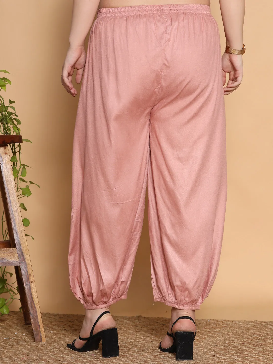 Blush Rayon Balloon Salwar