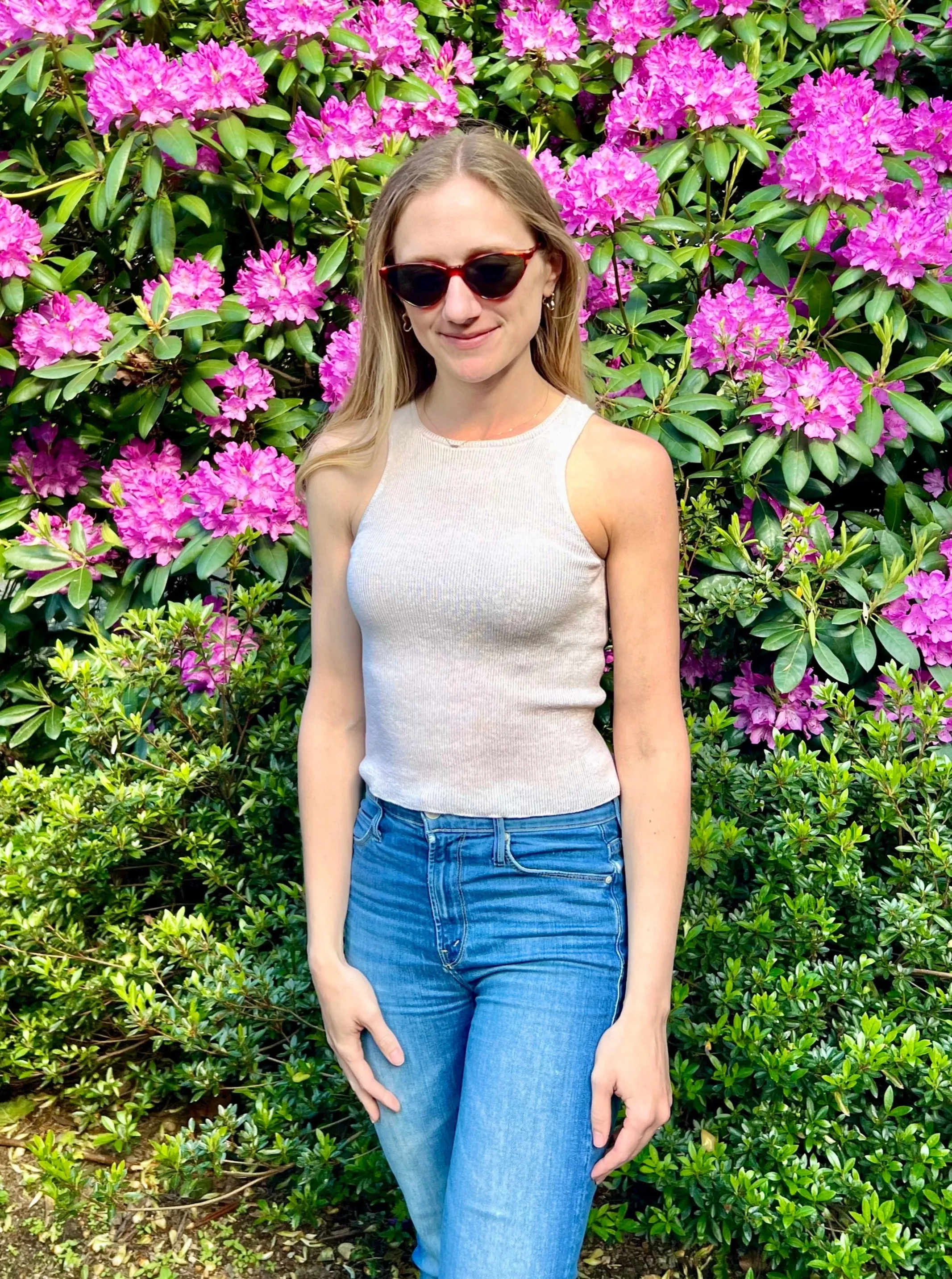 Boardwalk Ribbed Crop - Pearl