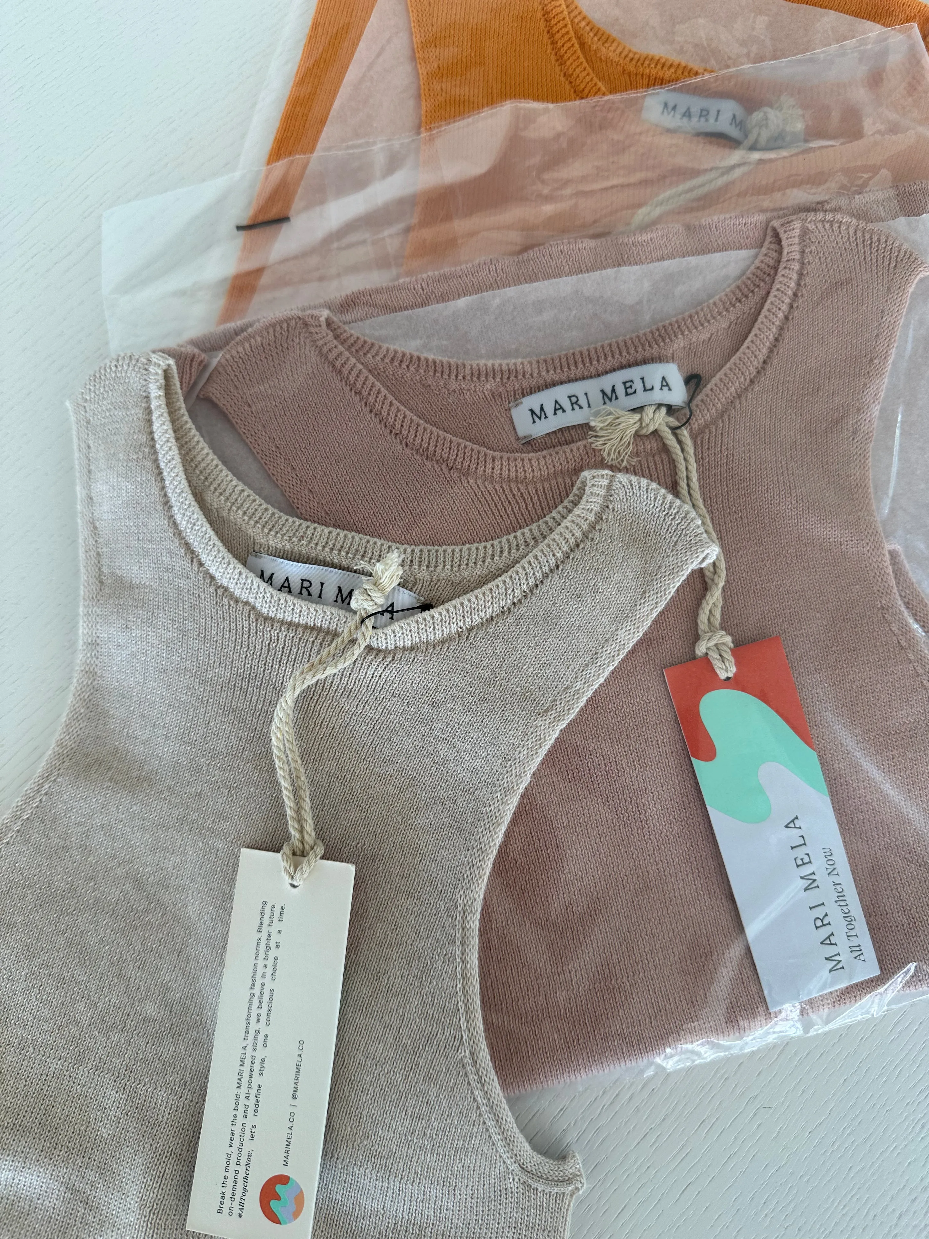 Boardwalk Ribbed Crop - Pearl