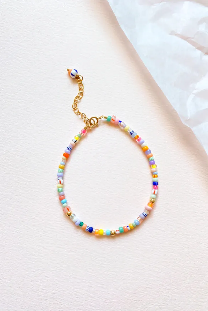 bracelet - MONDO - colorful beads