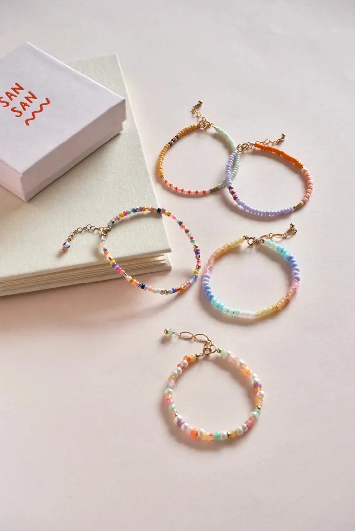 bracelet - MONDO - colorful beads