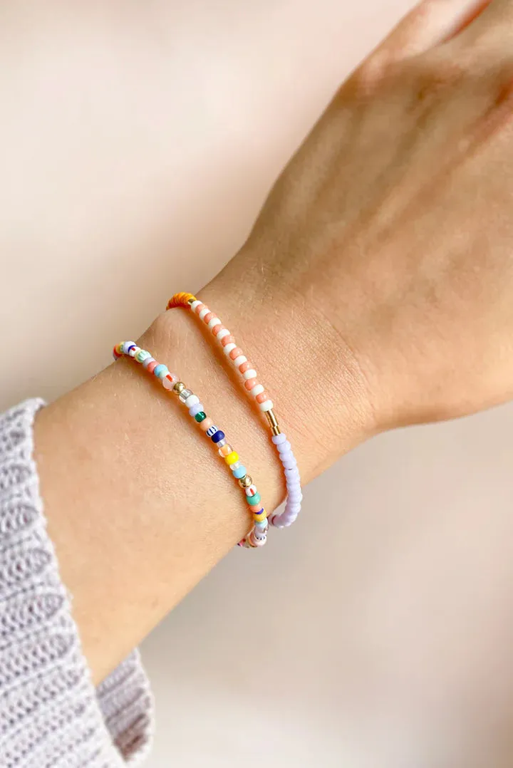 bracelet - MONDO - colorful beads