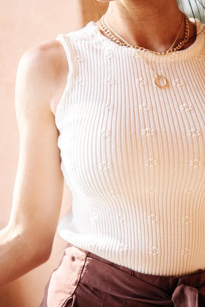 Cali Floral Knit Tank