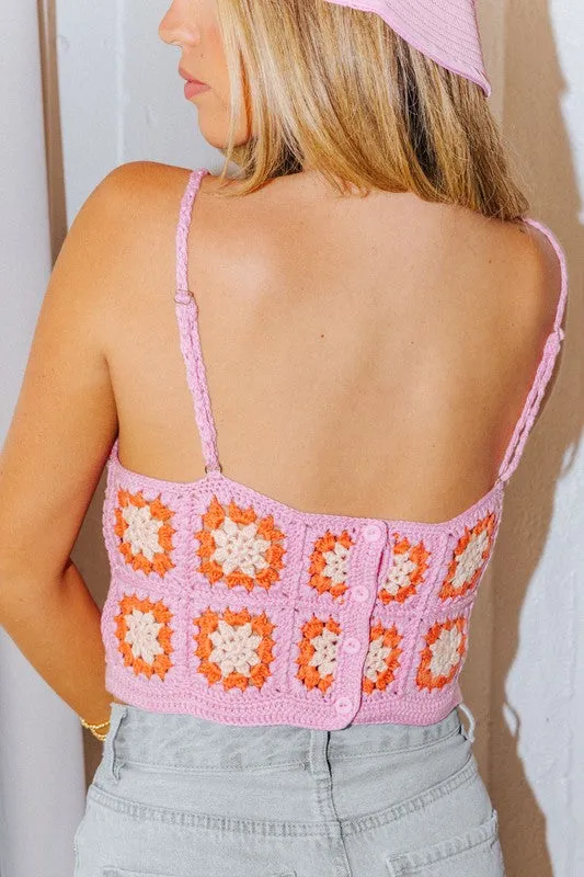 Callia Crochet Crop Top