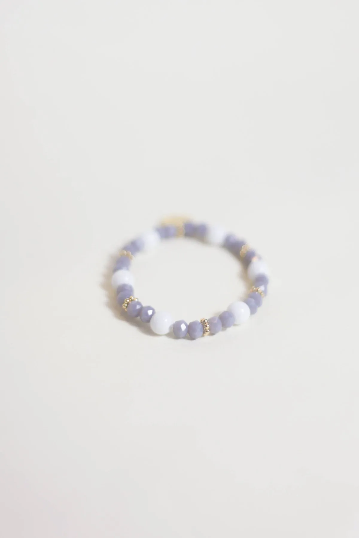 Candy crystal and ceramic bracelet