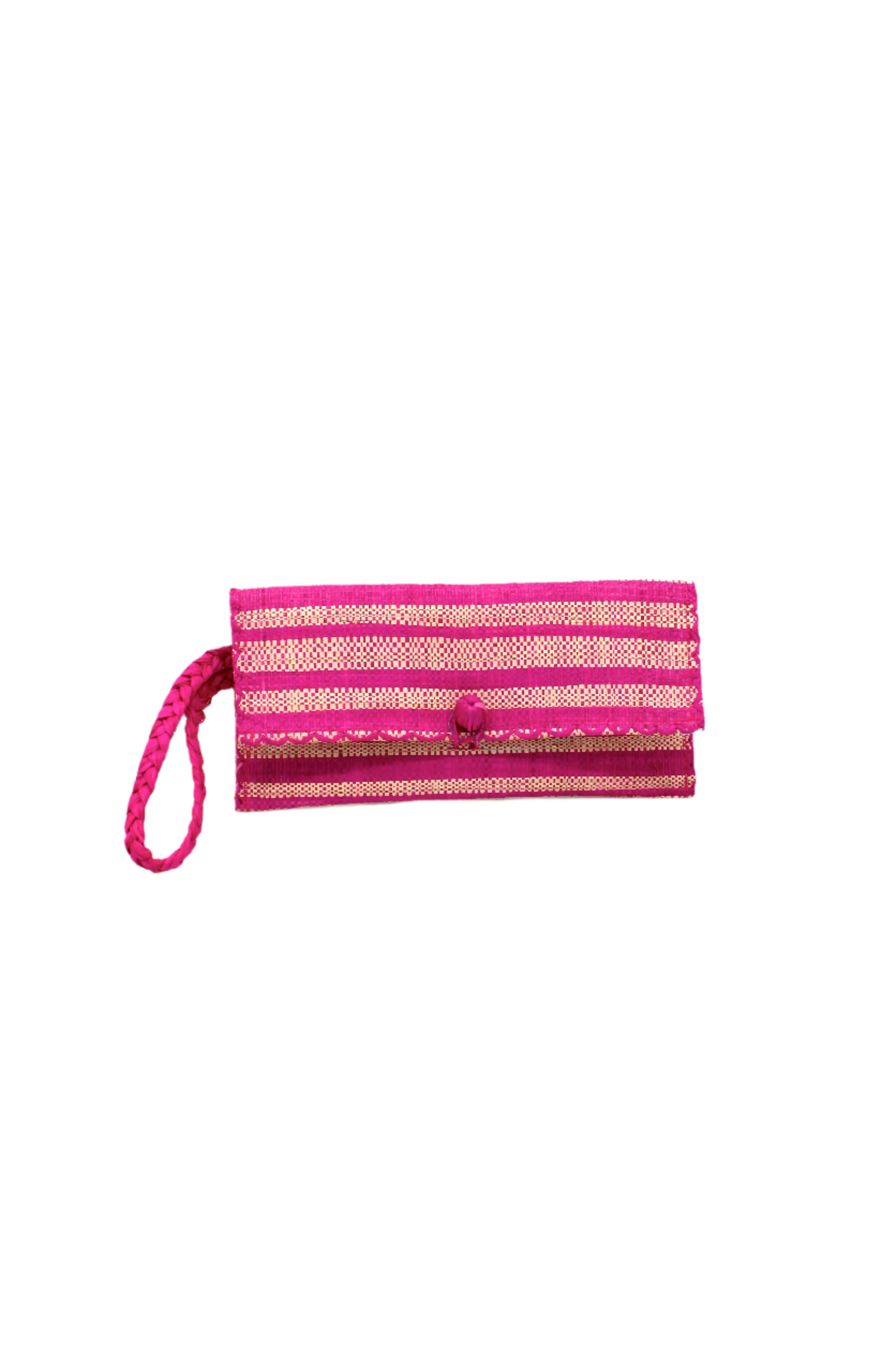 ChiChi Straw Clutch Wristlet Bag