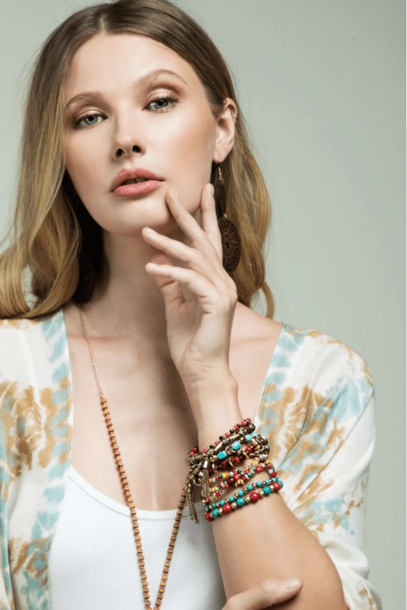 Colorful Mixed Beads Stacked Bracelet