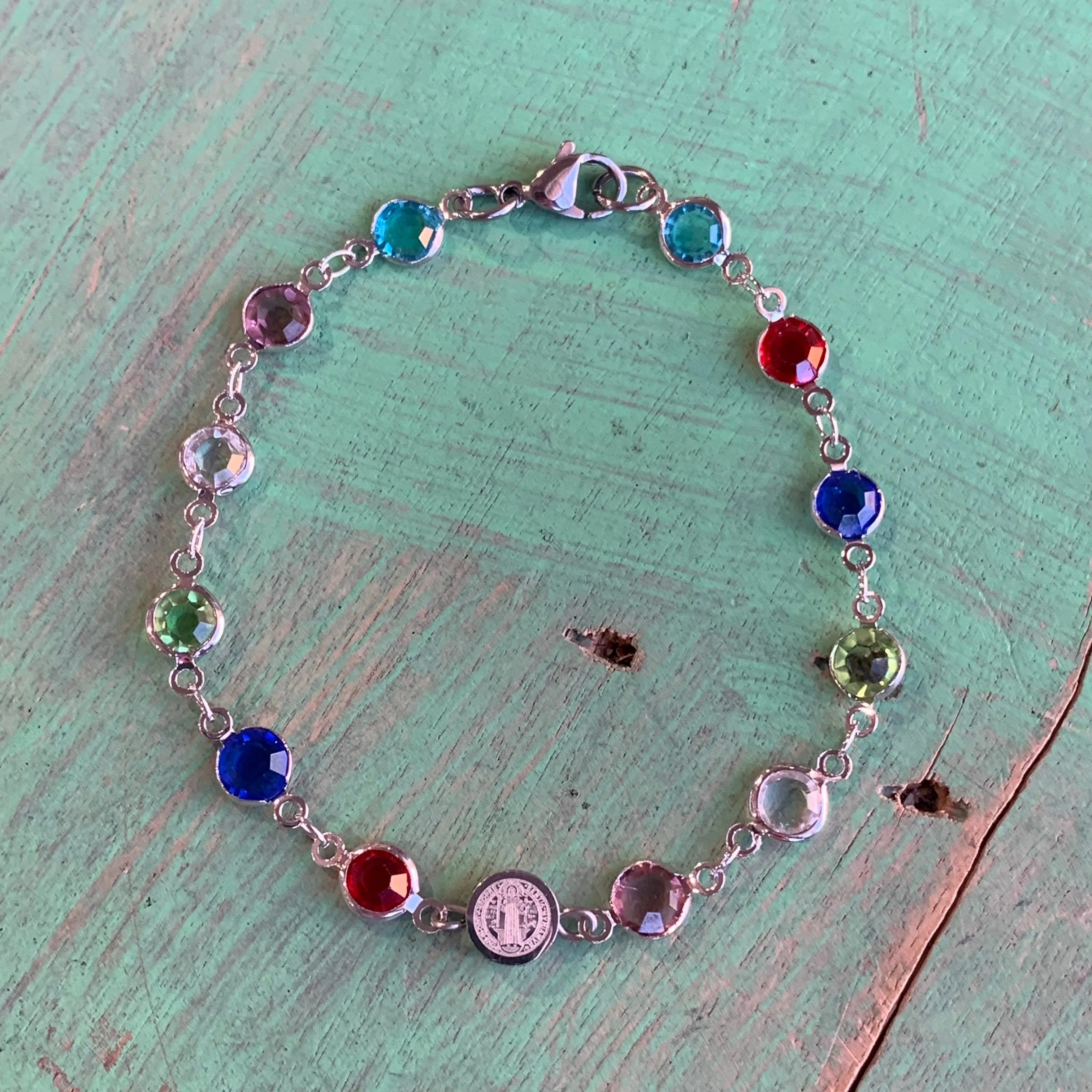 Colorfully Created St Benedict Bracelet