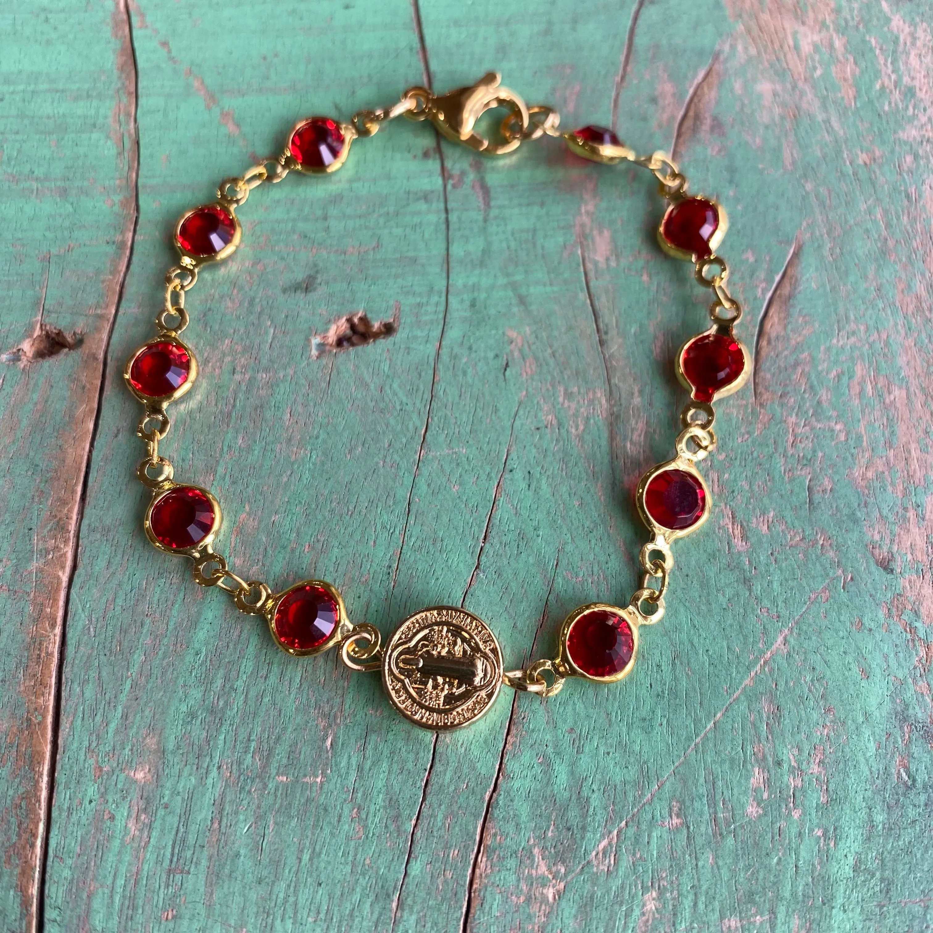 Colorfully Created St Benedict Bracelet