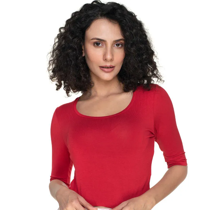 Cotton Rayon Blouses - Elbow Sleeves