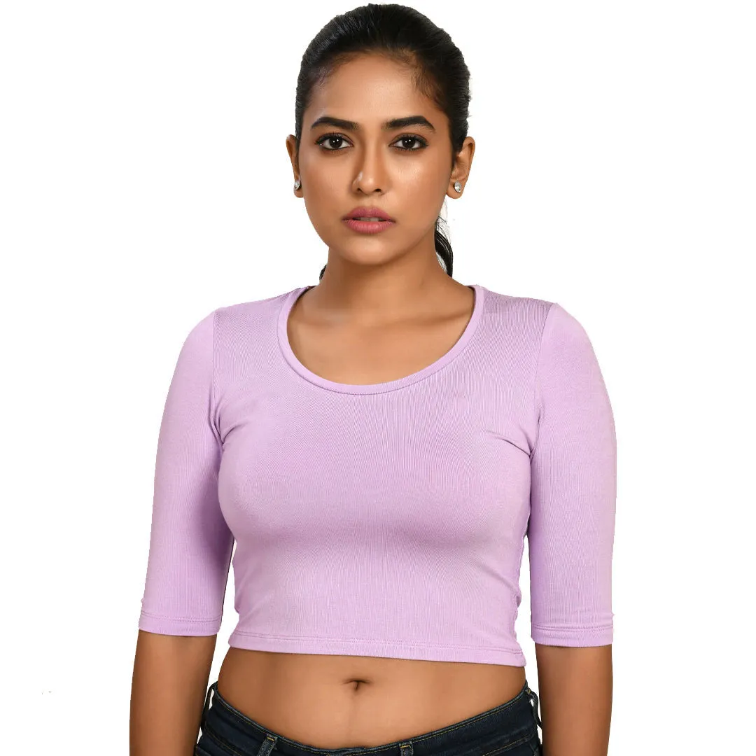 Cotton Rayon Blouses - Elbow Sleeves