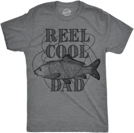 Crazy Dog Dad Fishing Shirts Funny Father's Day Reel Cool Dad Papa Grandpa Tees