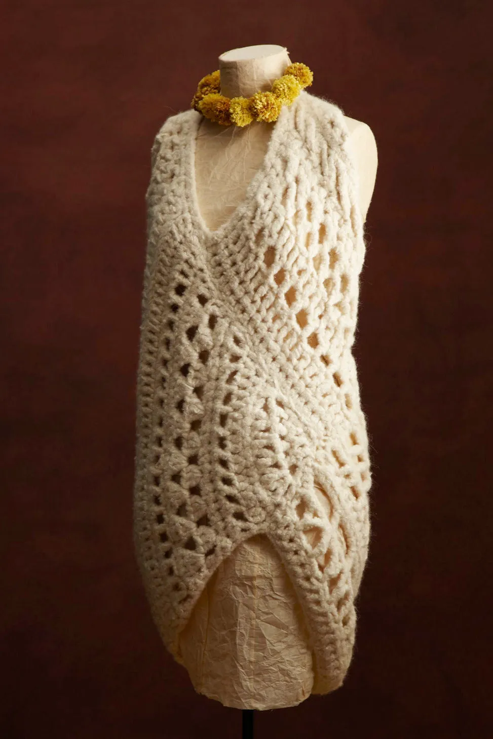 Crochet Hand-Felted Dress