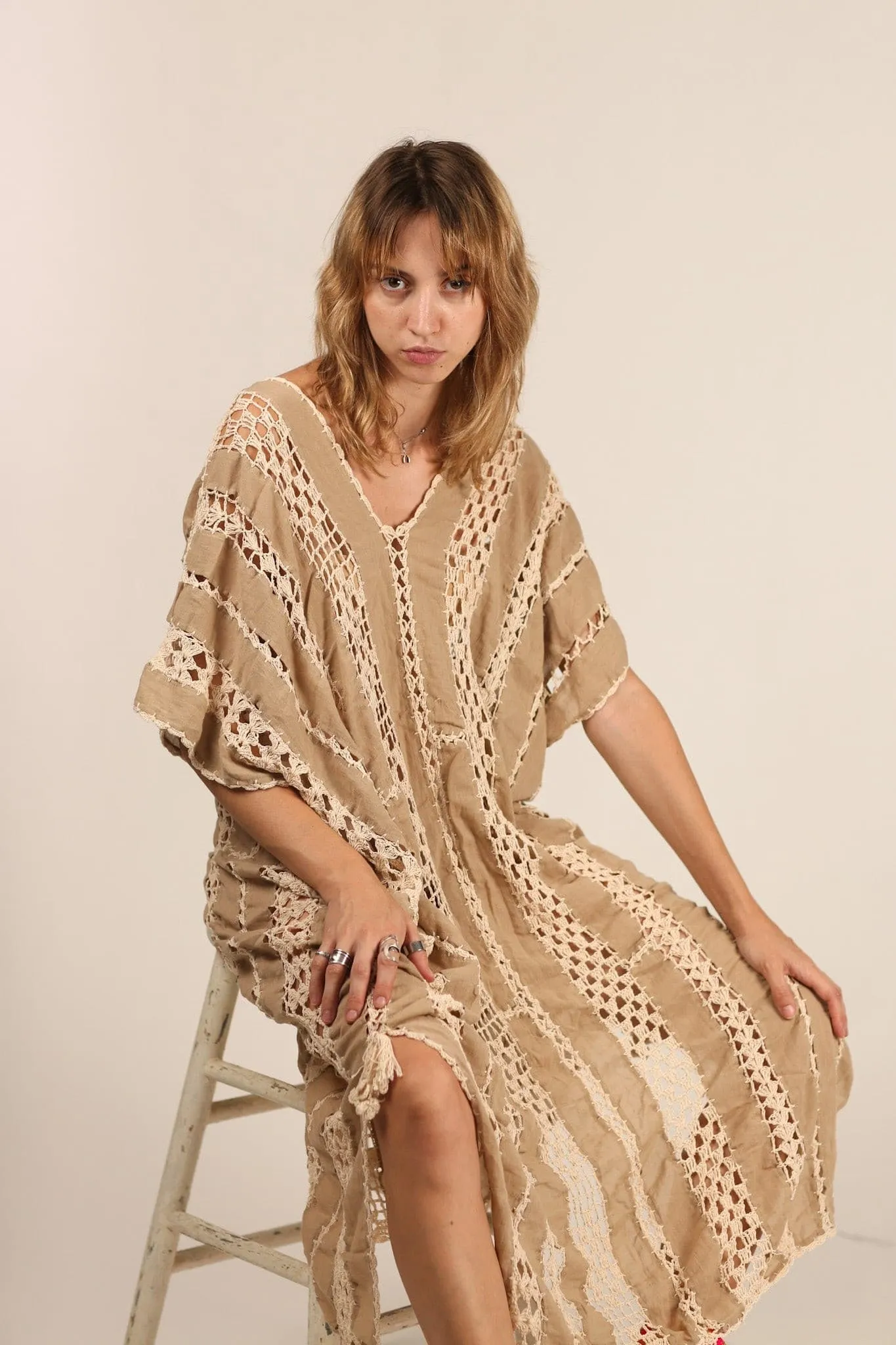 CROCHET KAFTAN SUNKISSED X FREE PEOPLE