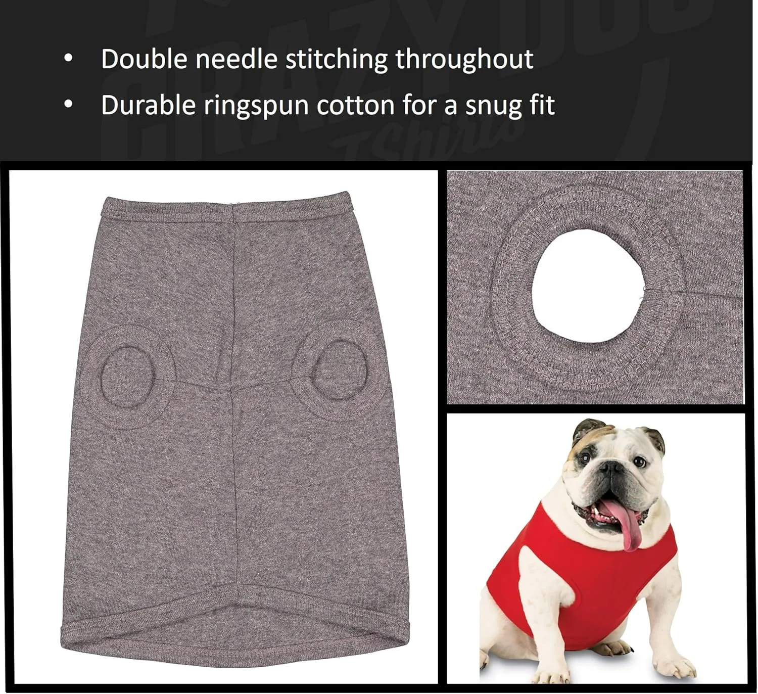 Daddys Fishing Buddy Dog Shirt  Funny Pets Costume Graphic Tee for Dogs  Soft Cotton T-Shirt Fit Small to XXL Clothes Gift for Pet Owners and Animal Lovers Grey, XXL