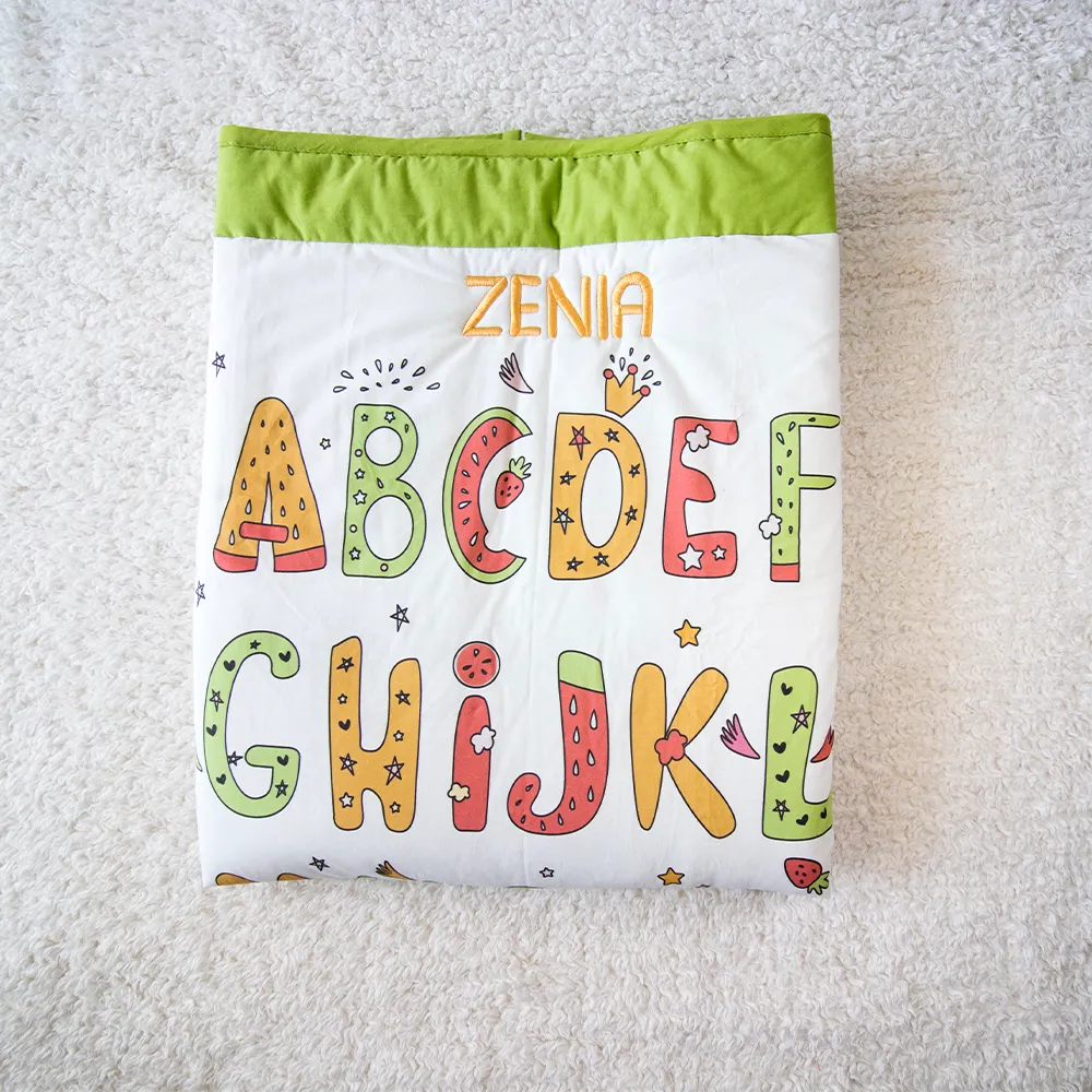 Easy Peasy Abc - Reversible Comfort Quilt