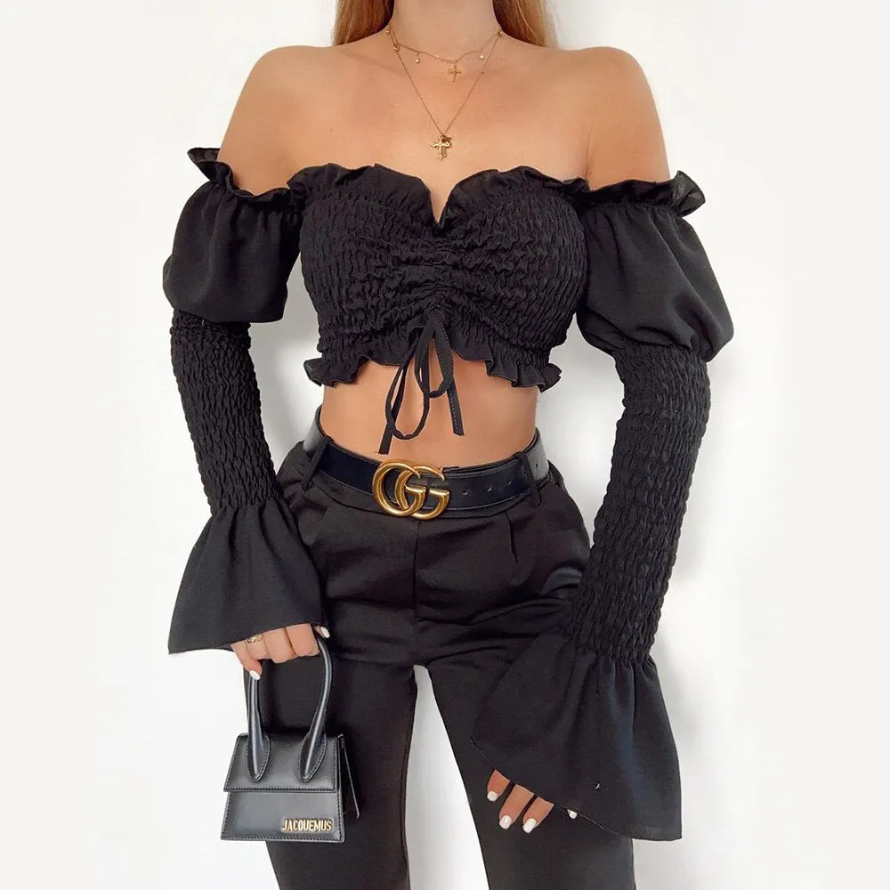 Elegant Off Shoulder Summer Top