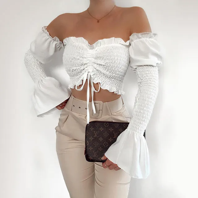 Elegant Off Shoulder Summer Top