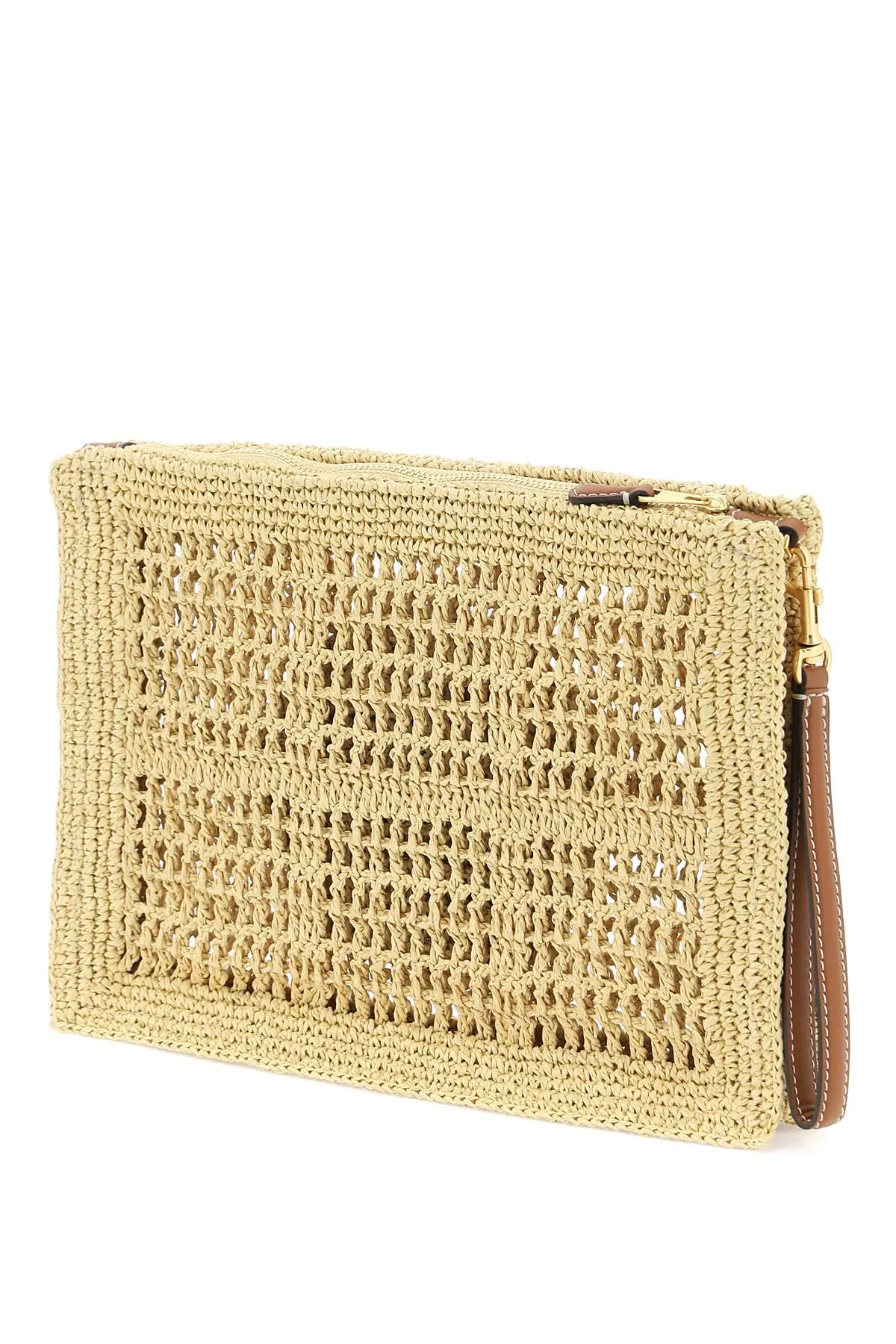 ella raffia pouch