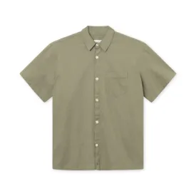 Forét Serene Linen SS Shirt (dusty olive)