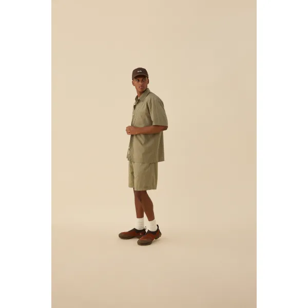Forét Serene Linen SS Shirt (dusty olive)