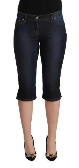 GF Ferre Chic Low Waist Capri Denim Pants