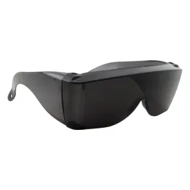 grinderPUNCH Cover-Ups Black Fit Over Sunglasses - Wrap Around Sunglasses - People Who Wear Prescription Glasses in the Sun