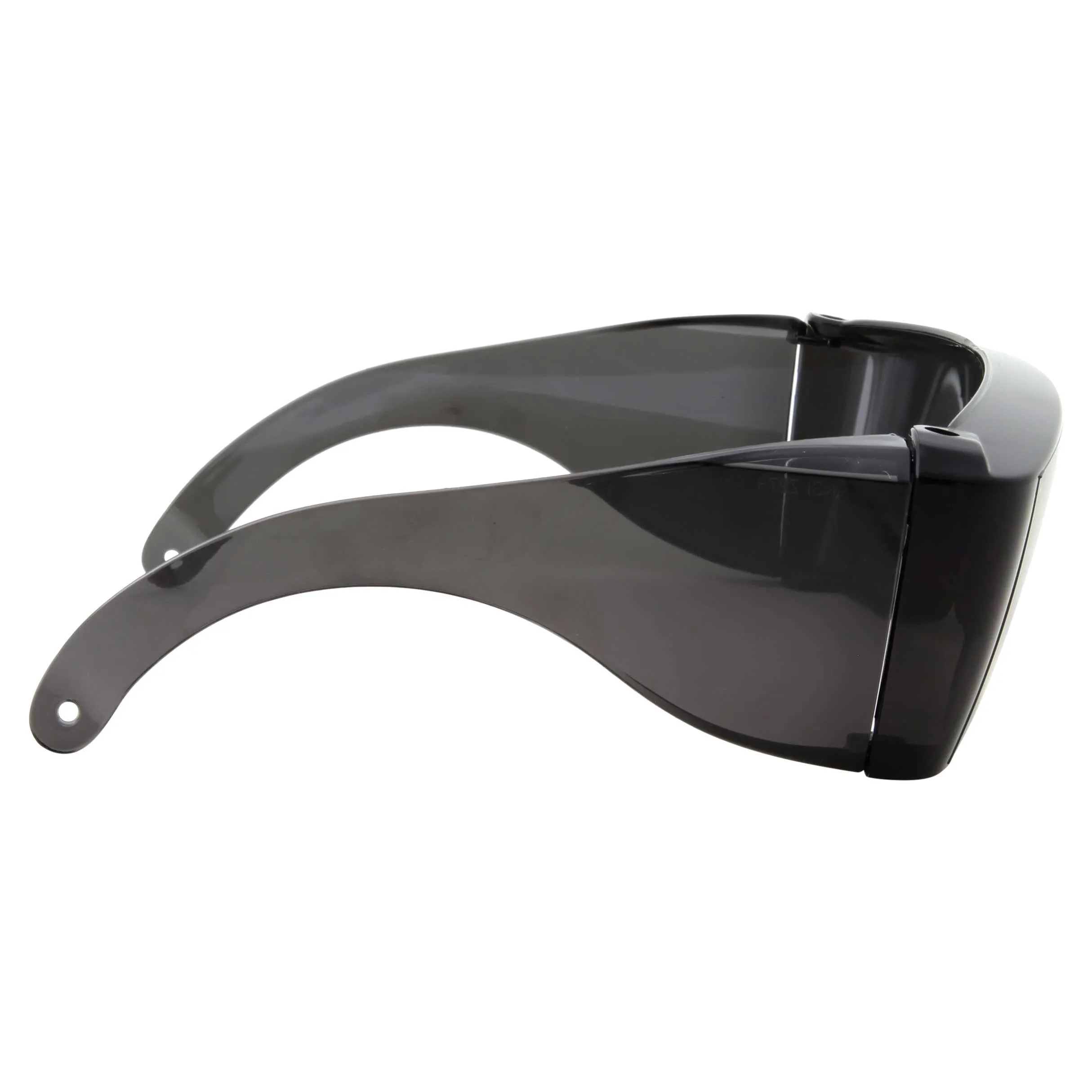 grinderPUNCH Cover-Ups Black Fit Over Sunglasses - Wrap Around Sunglasses - People Who Wear Prescription Glasses in the Sun