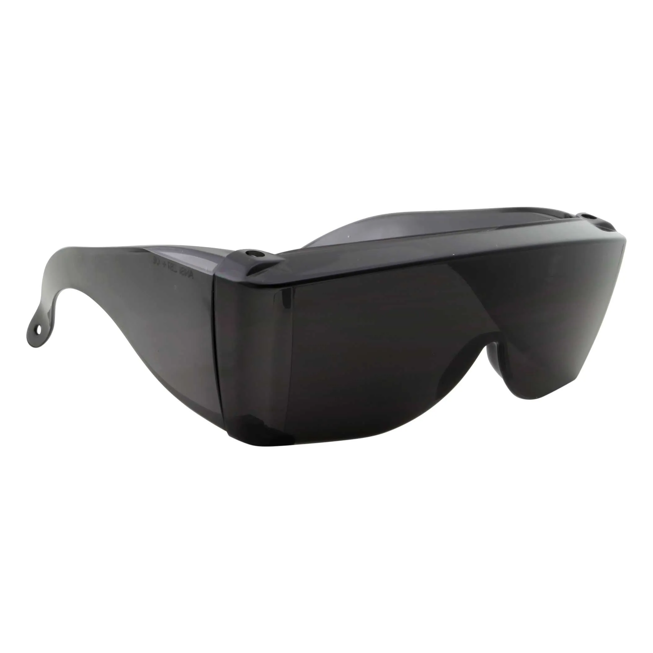 grinderPUNCH Cover-Ups Black Fit Over Sunglasses - Wrap Around Sunglasses - People Who Wear Prescription Glasses in the Sun