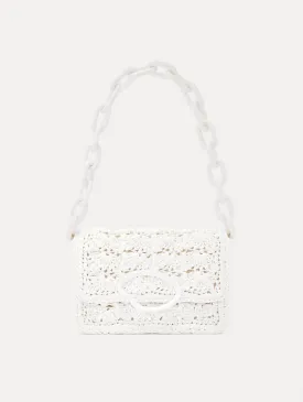 Hand-Crocheted Raffia O Pochette
