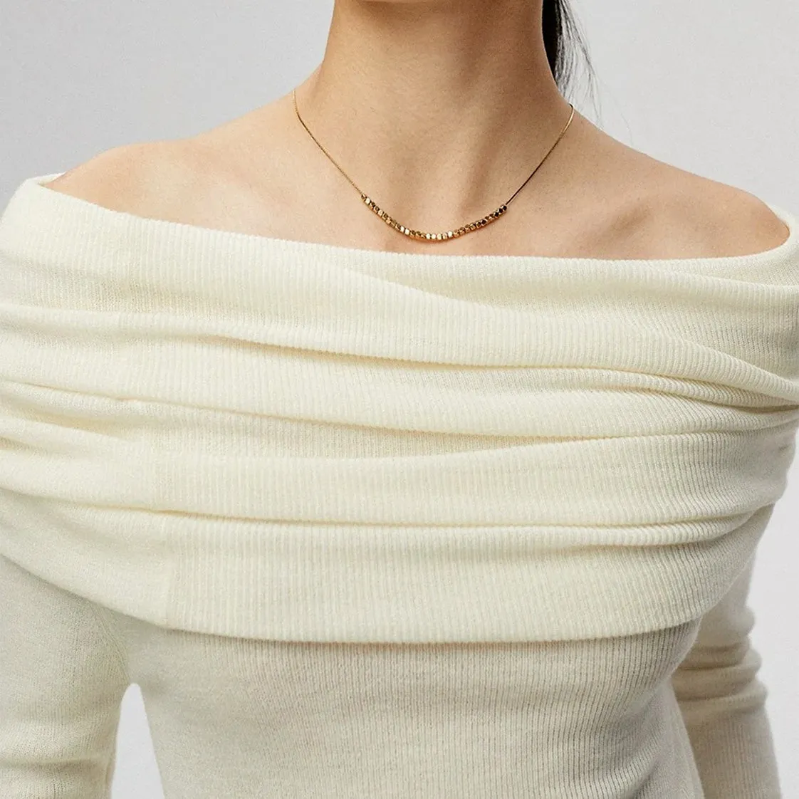 Heiress Off Shoulder Sweater