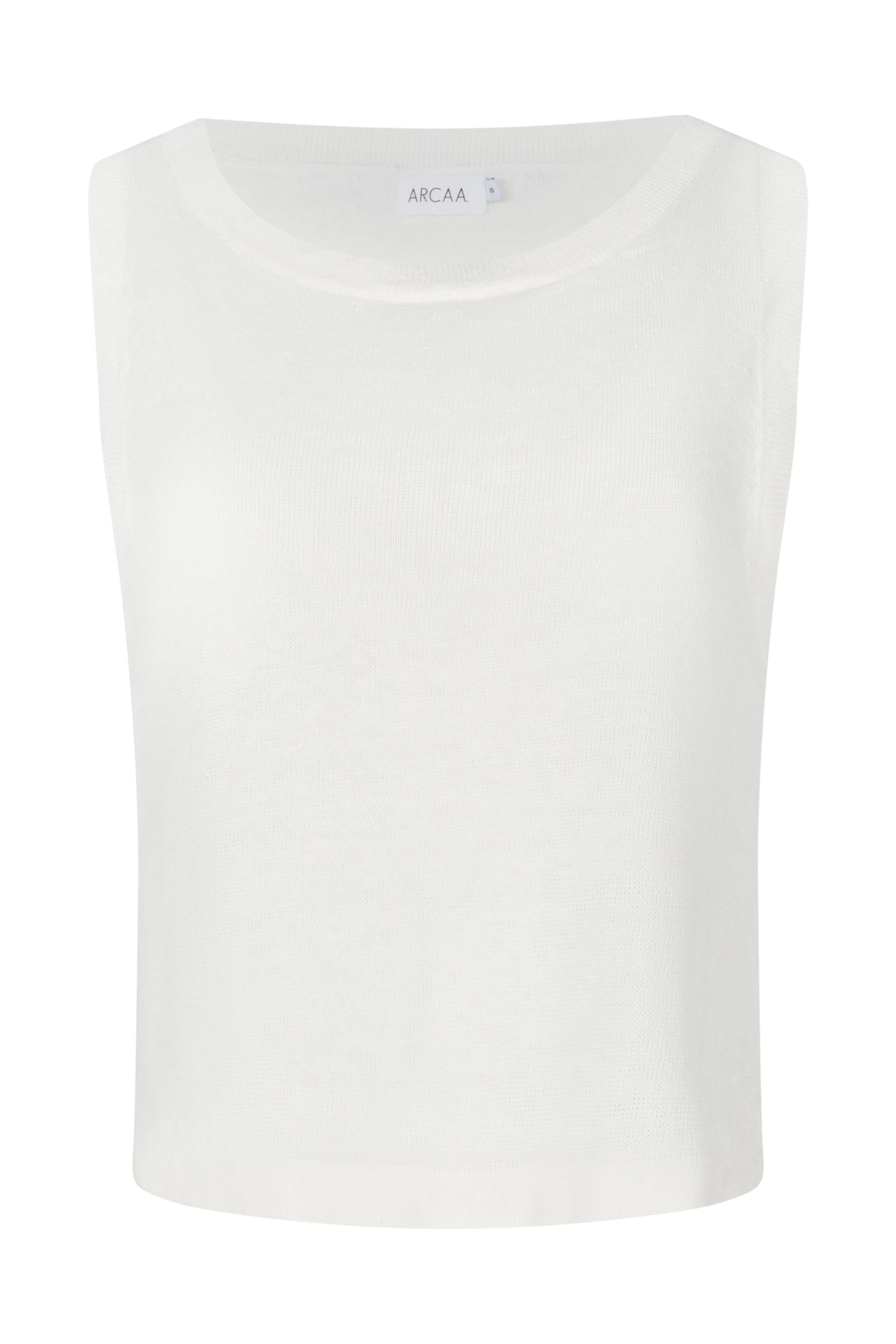 Hugo Linen Knit Tank - Cream