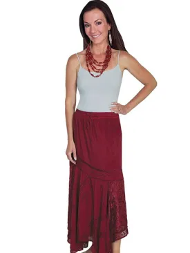 LADIES ASYMMETRICAL RAYON SKIRT