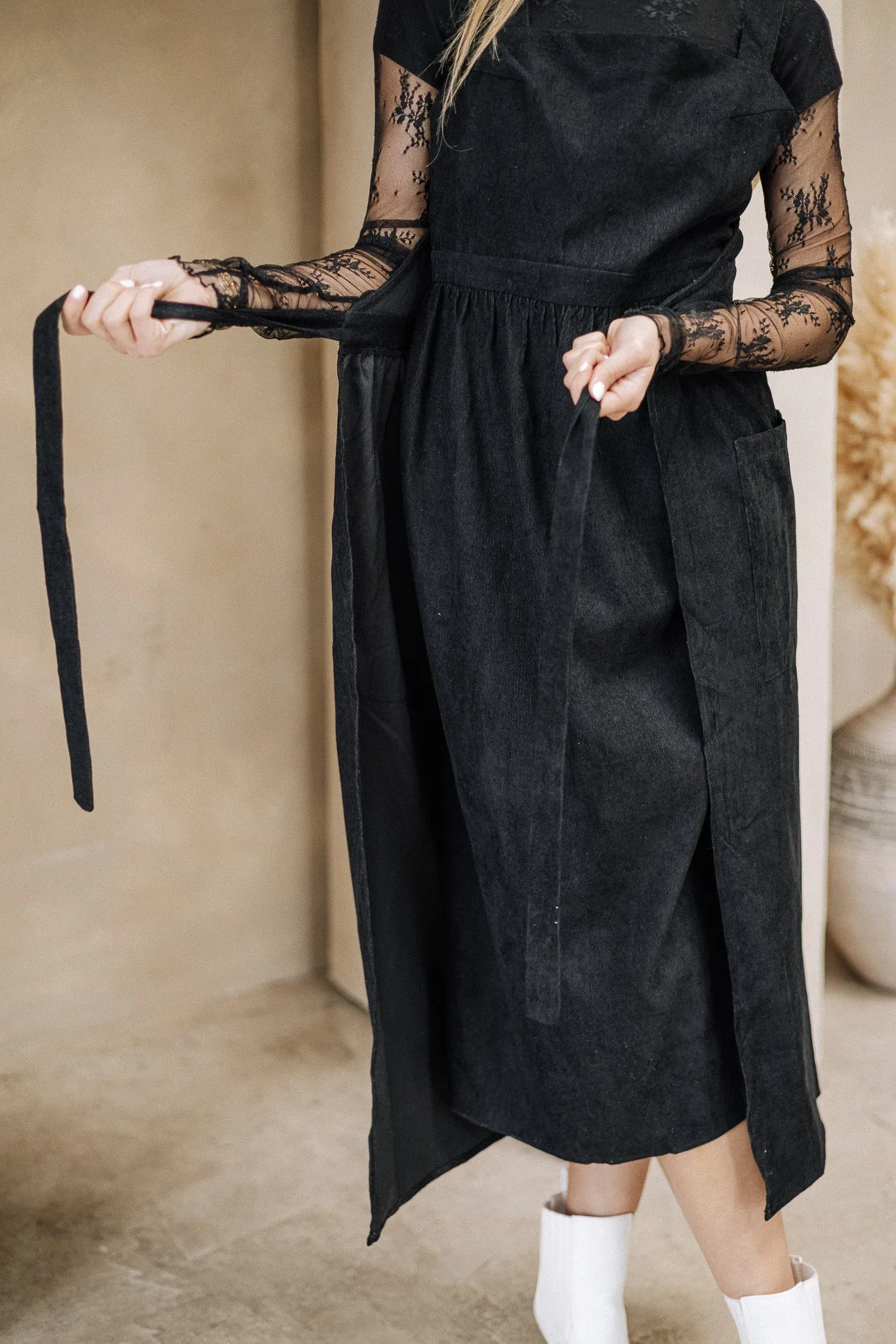 Lettie Wrap Overall Dress