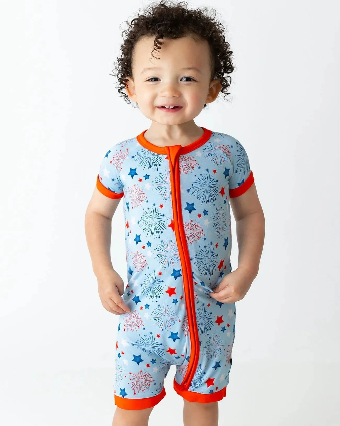 Lev Baby Shorty Romper / Alex