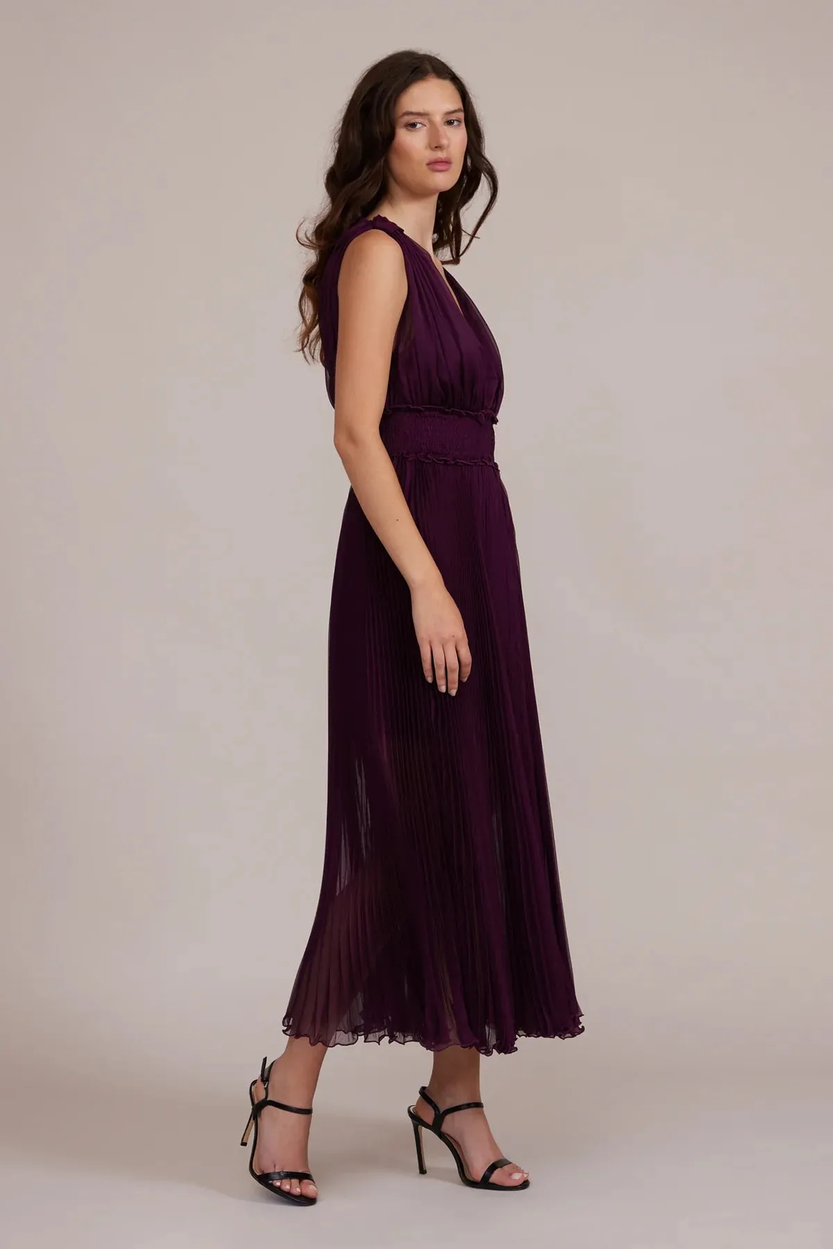 Libby Smocked Sheer Dress