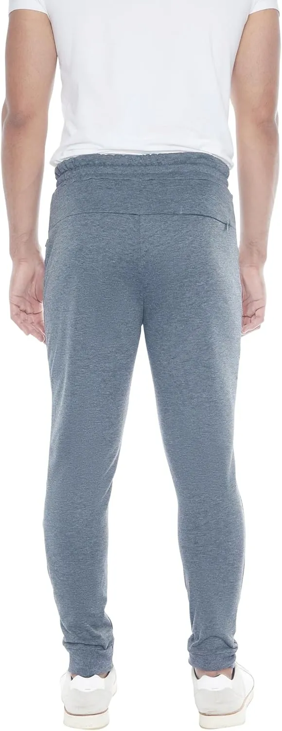 Mens Sweatpants 3- Pack Active Athletic Joggers with Zipper Pocket and Drawstring
