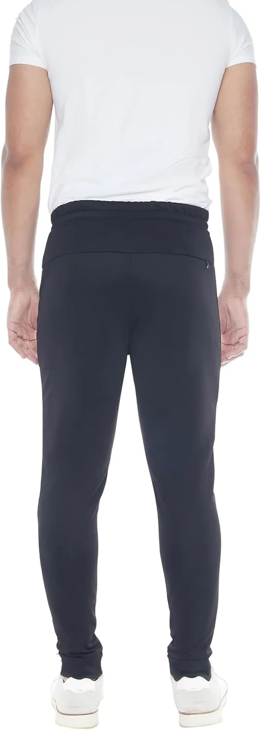 Mens Sweatpants 3- Pack Active Athletic Joggers with Zipper Pocket and Drawstring