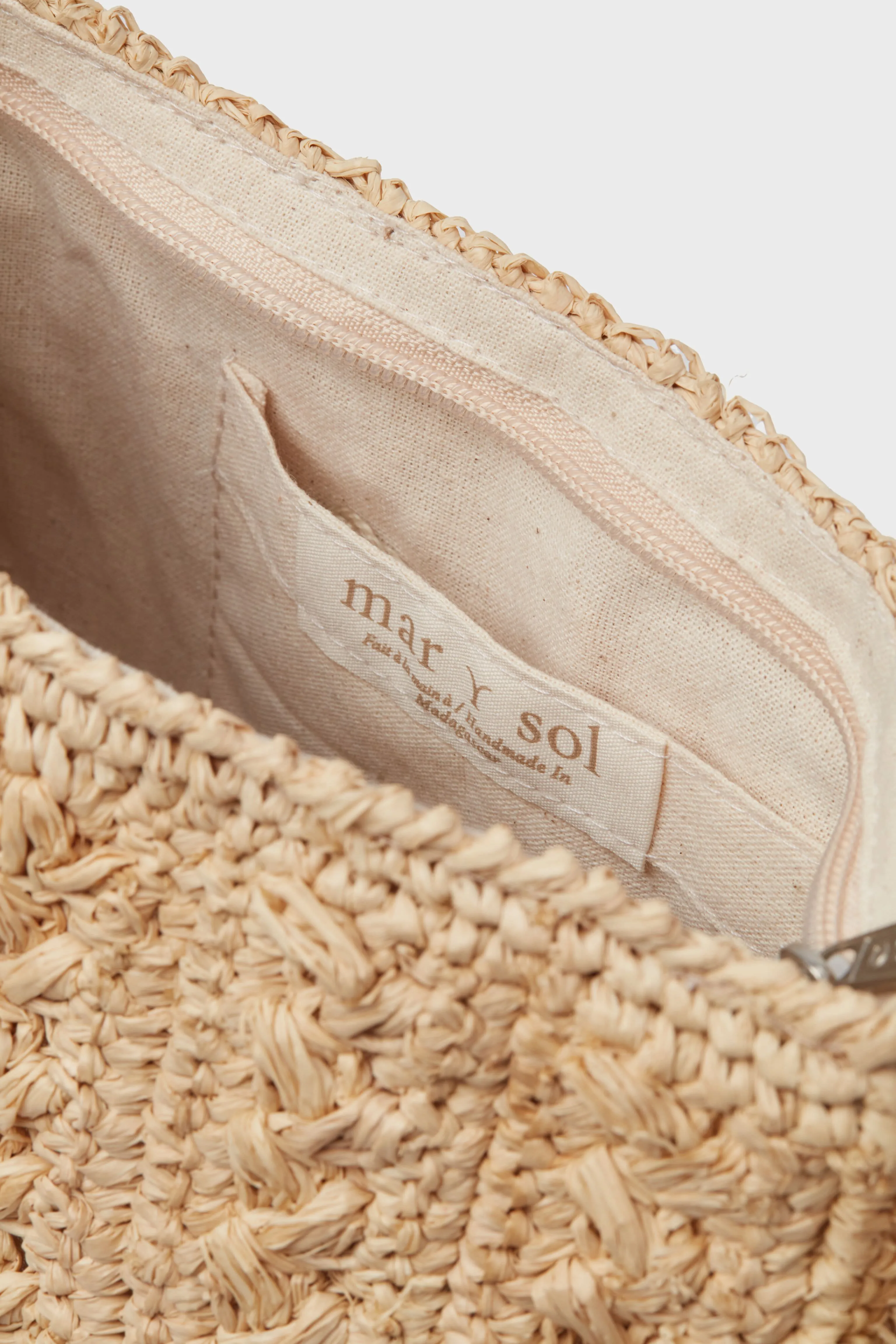 Natural Ivy Clutch