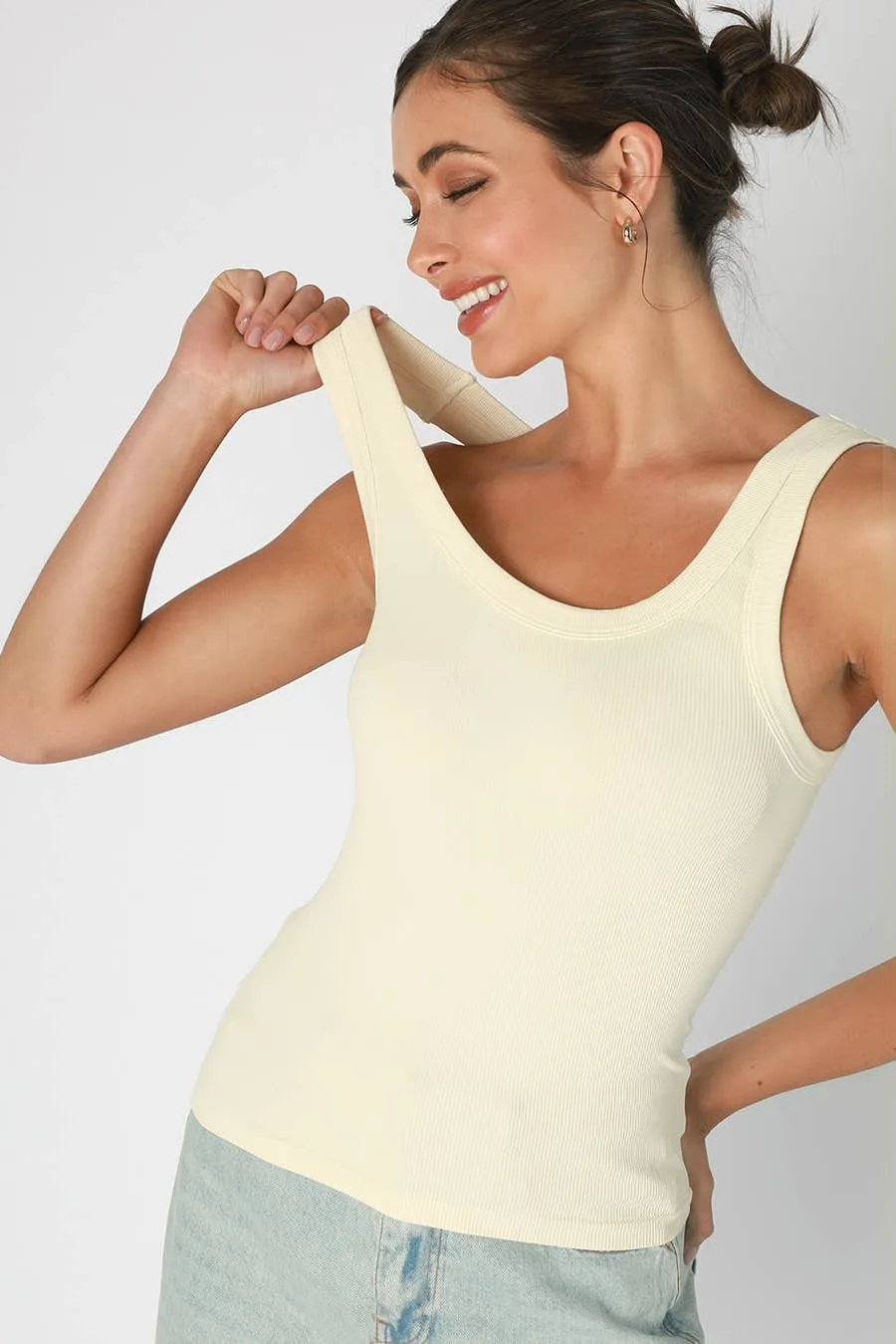 NIKIBIKI - Reversible Ribbed Tank Top
