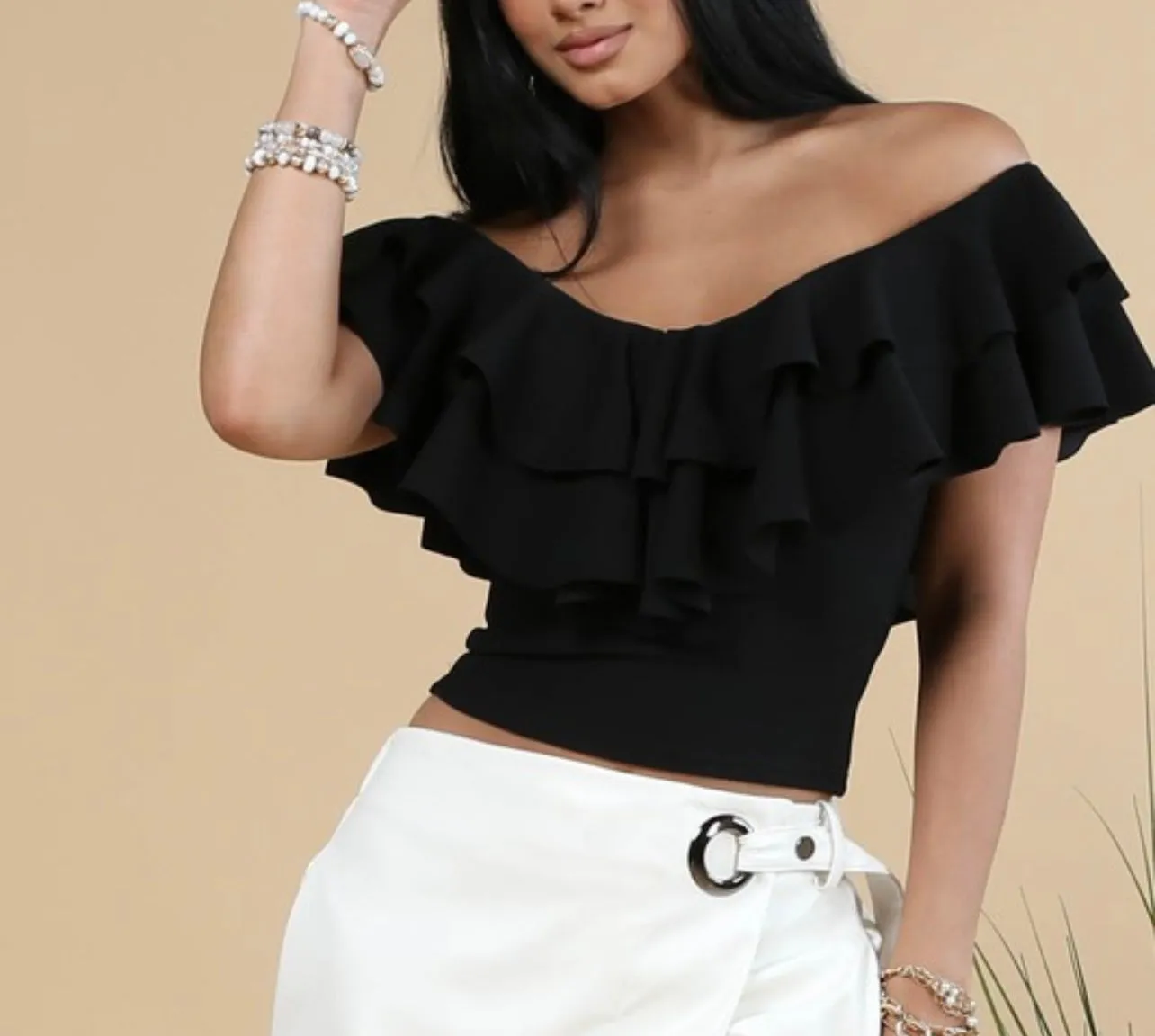 OFF SHOULDER TOP