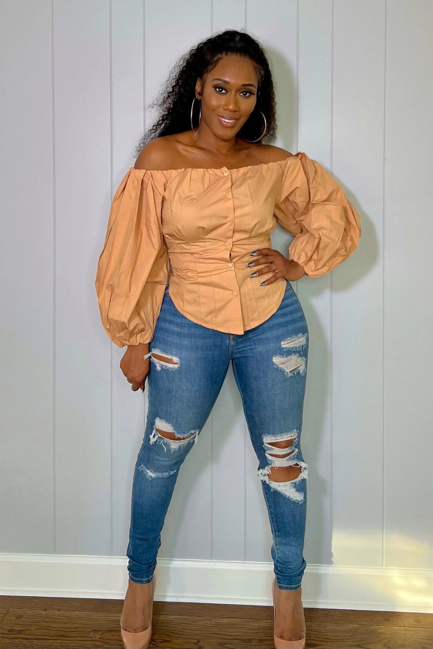 OFF THE SHOULDER TOP