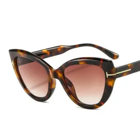 Oversized Cat Eye Gradient Sunglasses