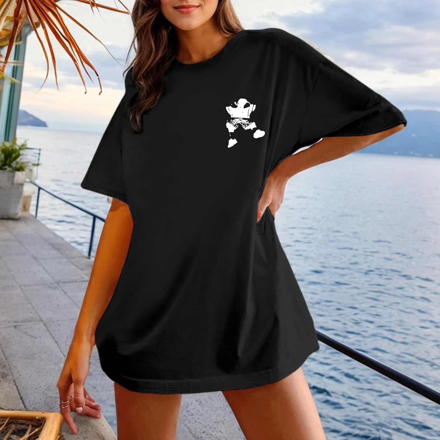 Oversized Concert Album Shirts Rock Band Tees for Women Hip Hop Gifts for Concert Lovers Music Festival Outfits Tops
