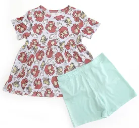Park Fun Sea Princess - Bamboo Short Sleeve & Shorts Peplum