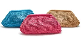 Raffia Clutch